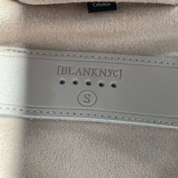 NWT BlankNYC Faux Suede Jacket Cream Fall Neutral Size Small - Picture 3 of 5
